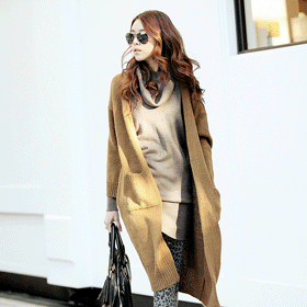 00924 내츄럴 롱 가디건 