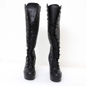 리얼가죽~! 11099 스트링 롱 부츠 