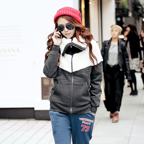 00956 날개 양털 점퍼 