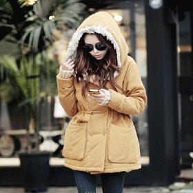 00955 뽀글이 더블라인 패딩 