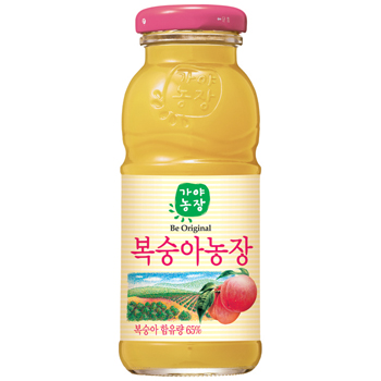 가야복숭아농장(180ml)병*24개입/box 