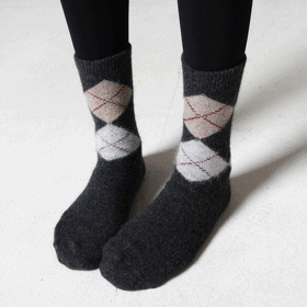 09272 7가지 컬러_아가일 패턴 울양말 