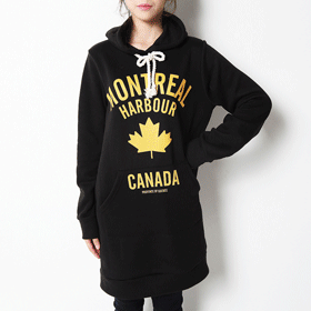 11494 후드 롱 티셔츠 