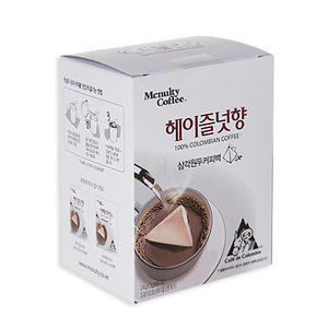 맥널티콜롬비아 헤이즐넛향 삼각원두커피백 3g*8T 