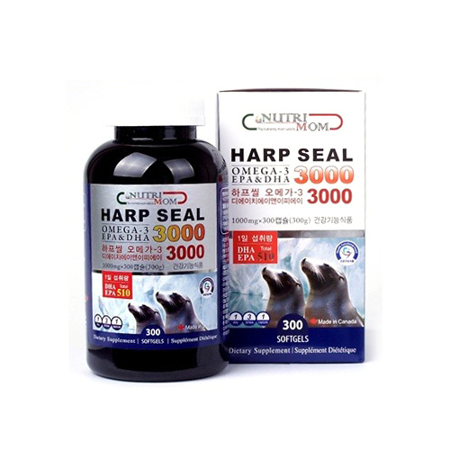 뉴트리맘 하프씰 오메가3 3000 (1000mgX300정) 1병