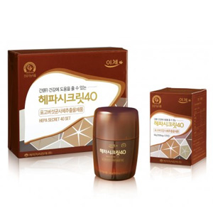 이체 헤파시크릿 40 550mgX120정 2병