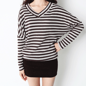 11493 단가라 V넥 원피스 