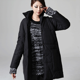 09583 박시 롱 패딩 점퍼 