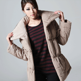 09614 2가지 컬러_슬림 핏 패딩 점퍼 