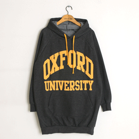 00137 옥스포드 후드원피스 