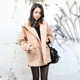 00173 러블리 더블후드 코트