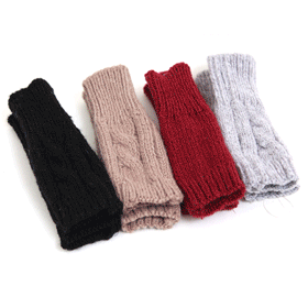 11538 꽈배기 숏 워머 