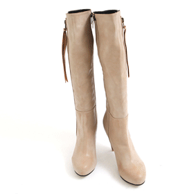 11753 심플 지퍼 롱부츠