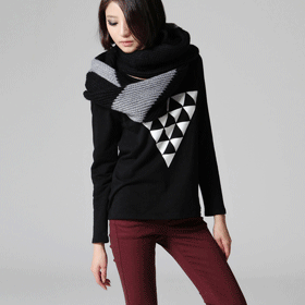 09638 트라이앵글 기모T 