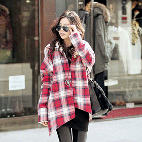 01093 양털 후드 남방 