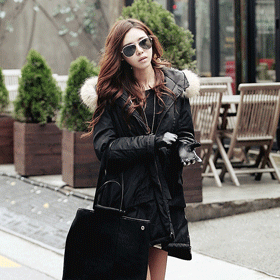 01142 페미닌 라인 패딩 점퍼 