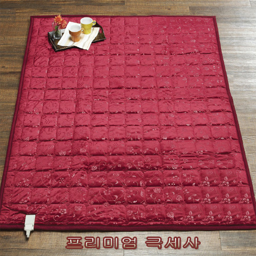 名品 굿모닝웰빙 프리미엄 극세사 싱글 전기요(1~2인용)(大)[GWG-9402] 