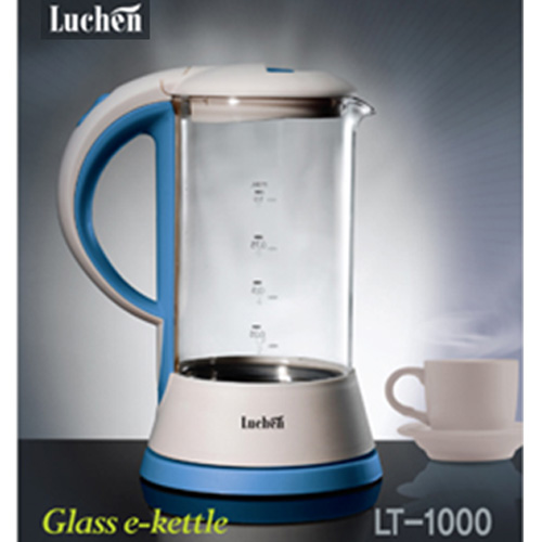 [유리로 되어 있어 환경호르몬 없음]루첸(Luchen) 名品 클래식 1.0리터 유리(GLASS) 전기포트[LC-1000]