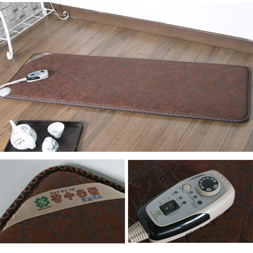 [옛날 건강 뜨끈뜨끈 활성탄적용]名品 장수온돌 두툼한(싱글) 전기찜질기 매트 겸용 3인용 전기방석(쇼파매트/쇼파방석)-점보사이즈)[AP-8] 