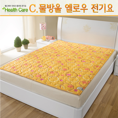 우림 無자계 헬스케어 전기요 물방울 엘로우-퀸사이즈 (190*140) 