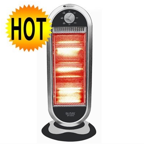 [순간발열시스템! 편리한 이동손잡이]듀플렉스 3단 온도조절/좌우회전 할로겐 난방 히터[DP-1210YH]