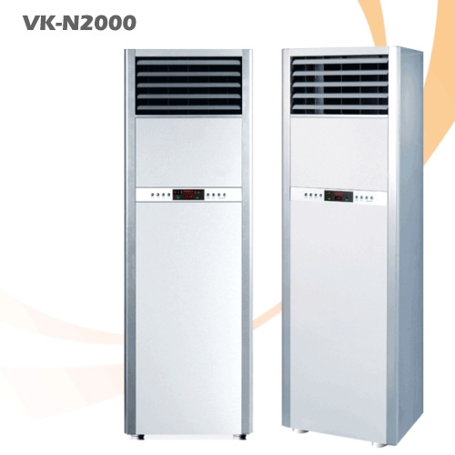 ★자동온도감지/켜짐예약★볼케노 슬림형 리모콘 오토스윙 온풍기 난방 히터(17~24형)[VK-N2000] 