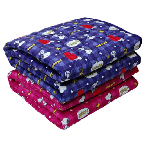 [취침기능/초극세사원단 채택!]스누피 캐릭터 극세사 더블(레드/블루 택1)전기요[GF-B3000] 