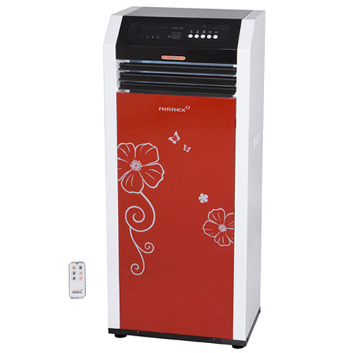 [친환경! 프리미엄 시스템 채택!]헵시바 에어렉스(11~13평형)실내온도표시/이동바퀴 난방 스탠드 리모콘 온풍기 히터[AH-306] 