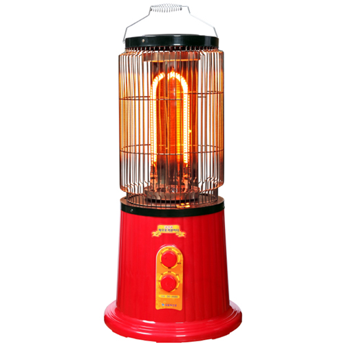 ★업그레이드! 좌우 60도 회전/타이머기능!★[국산!]대동해모로(5~8형)순간발열 쾌속난방 원통 회전형 긴수명의 U자형 타이머 카본 히터[DD-2500] 