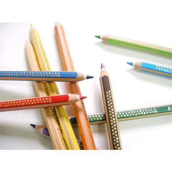 스테들러 코끼리색연필 1287-6 보라(자루) 