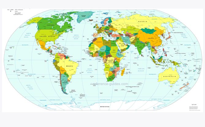 세계지도(1090*788mm)