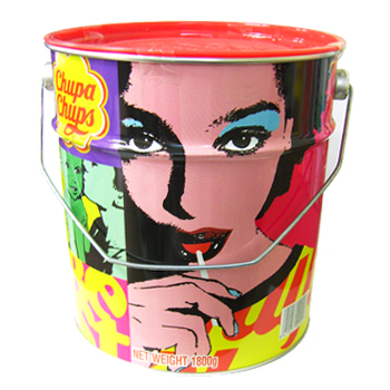 츄파춥스팝아트틴(드럼통)