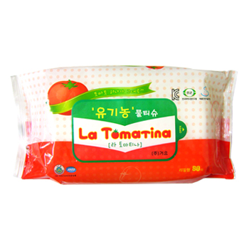 유기농물티슈(라 토마티나)60매 리필 