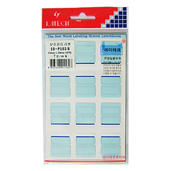 보호견출지 23*29mm(청색*7매) 10-P103 