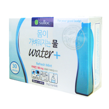 설록몸이 가벼워지는water플러스(민트30T)+블랜딩3T증정!!