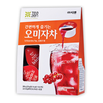 티젠 아이스티 오미자차 280g 