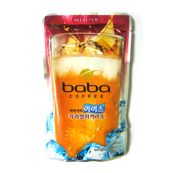 바바 아이스카라멜 마끼아또(170ml)파우치