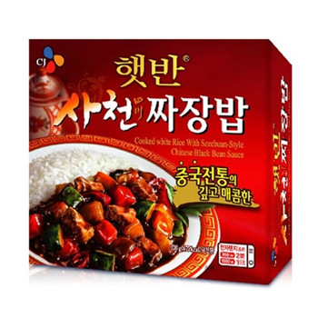햇반사천짜장밥330g