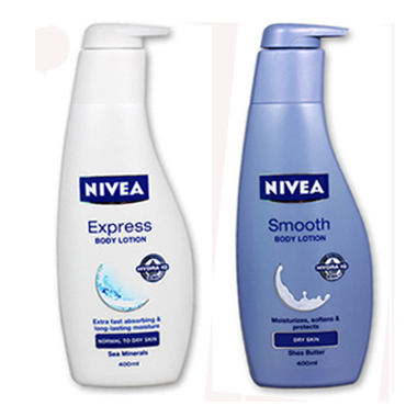 니베아 (400ml스무드+400ml익스프레스 바디 로션)펌프형