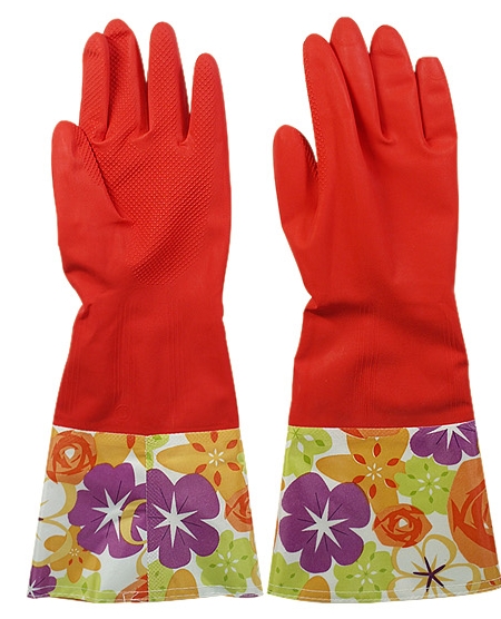 마미손 꽃그린 기모 고무장갑