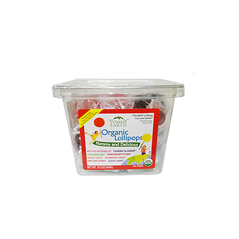 YUMMY EARTH 유기농 롤리팝 캔디
