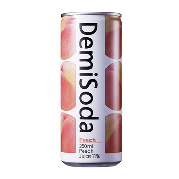 데미소다(피치캔250ml) 