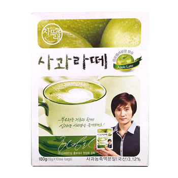 차뜨래 사과라떼 