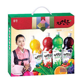 자연은 정성선물세트1.5Lx4개(알로에+토마토+감귤+포도) 