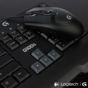 [로지텍코리아(정품)] G100S Gaming Desktop 블랙 키보드 마우스 세트 (USB)