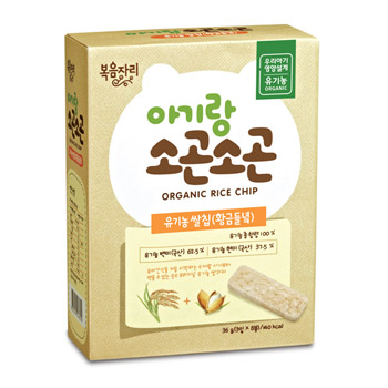 유기농쌀칩(황금들녁) 36g