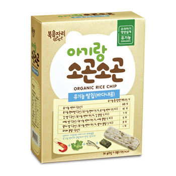 유기농쌀칩(바다내음) 36g