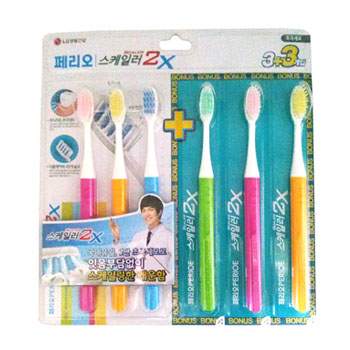 페리오초극세모 스케일러2X 칫솔 3+3