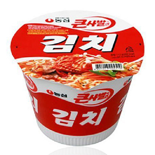 농심 김치 큰사발 컵라면 大 (낱개) 