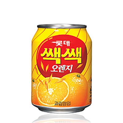 롯데칠성 쌕쌕 오렌지 238ml캔